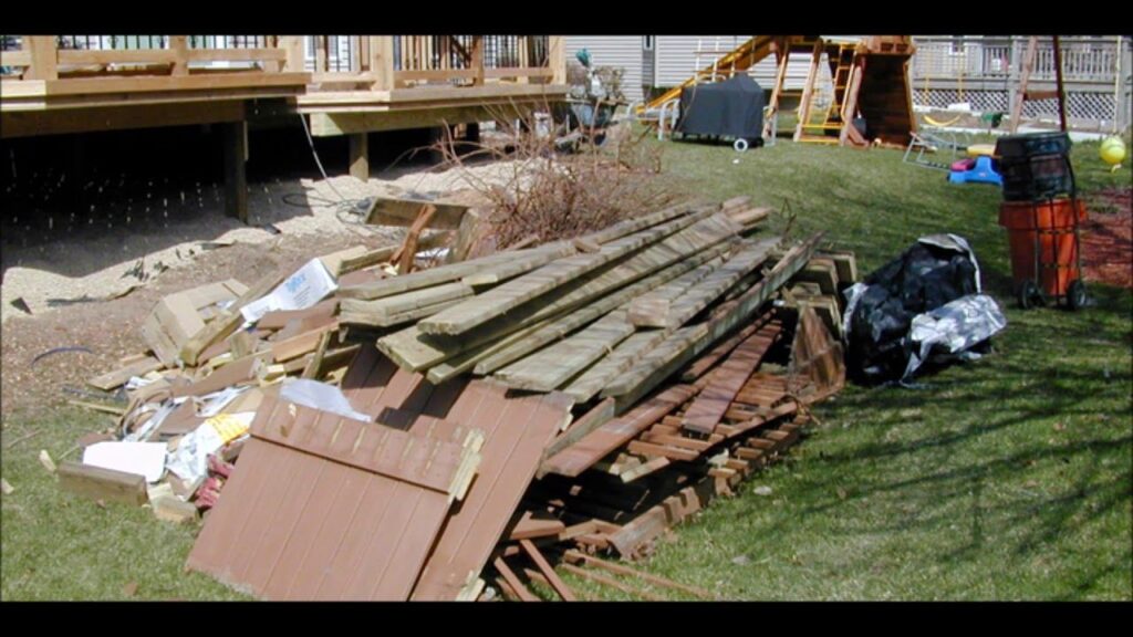 Deck Removal Dumpster Services-Greeley’s Main Dumpster Rental Services